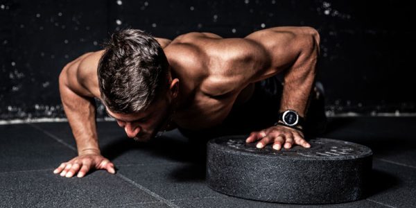 Pushups on weights